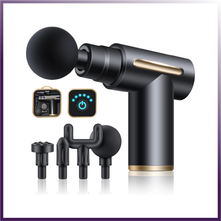 Pistolet de Massage Musculaire Électrique – Percussion Profonde Récupération Sportive