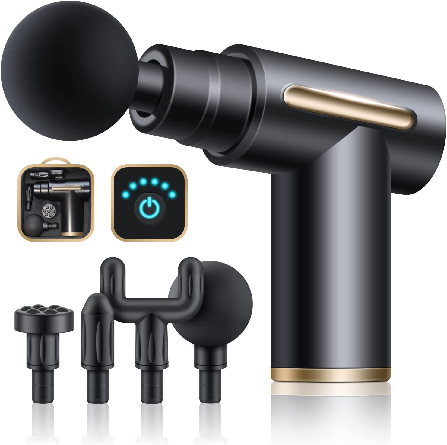 Pistolet de Massage Musculaire Électrique – Percussion Profonde Récupération Sportive
