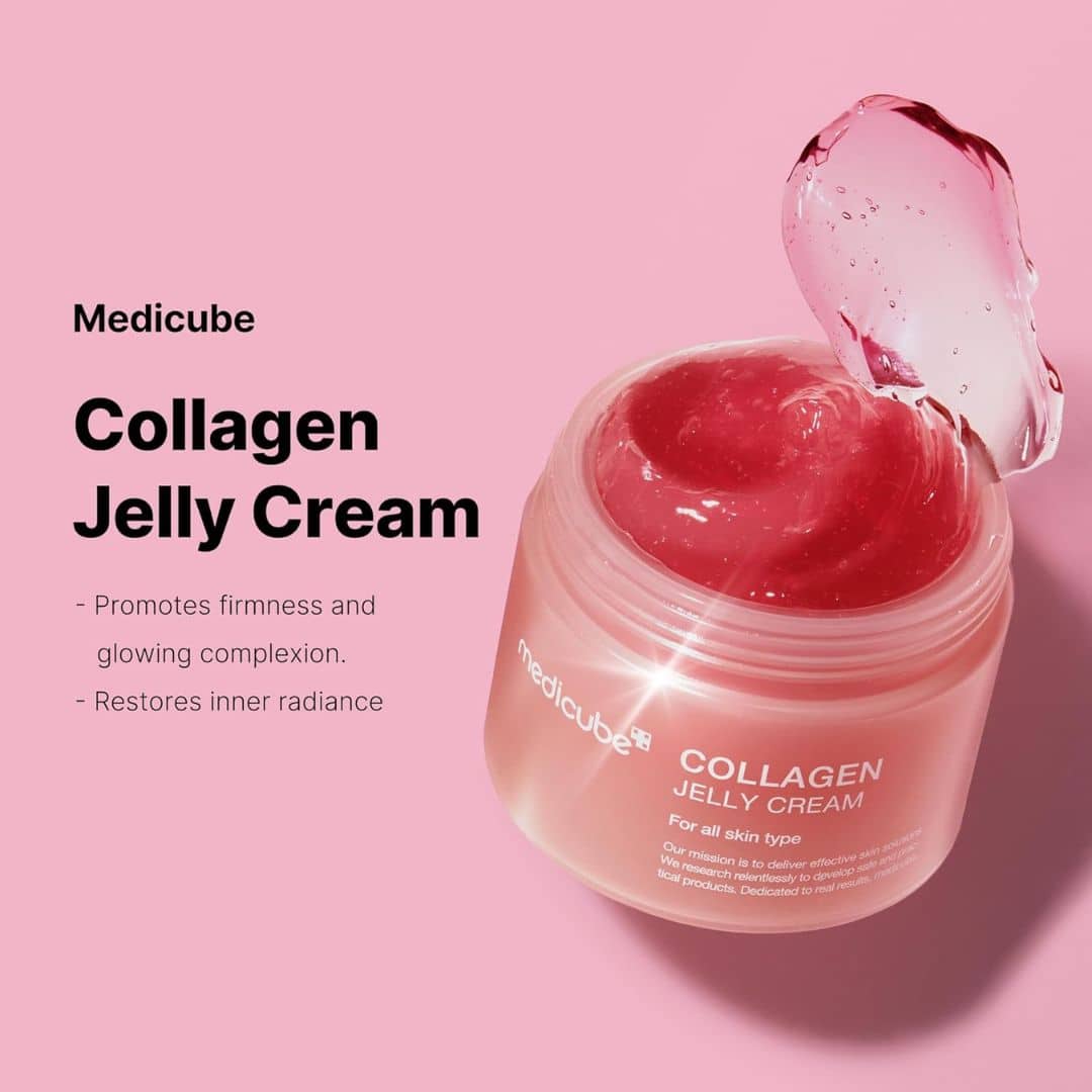 Medicube Collagen Jelly Cream – Crème Gelée Hydratante au Collagène, Texture Légère, 50ml