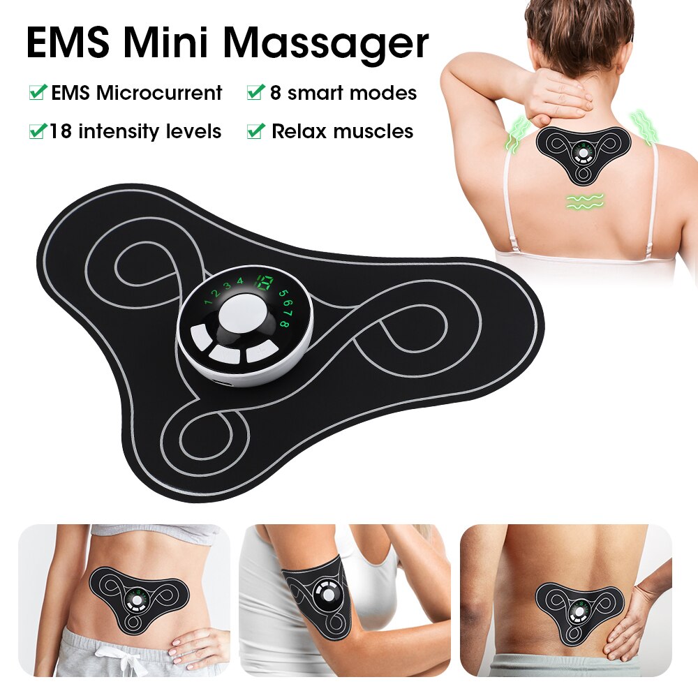 EMS Elektrisches Massagegerät Stimulator Schmerzlinderung Nacken Rücken Beine Gesundheitspflege